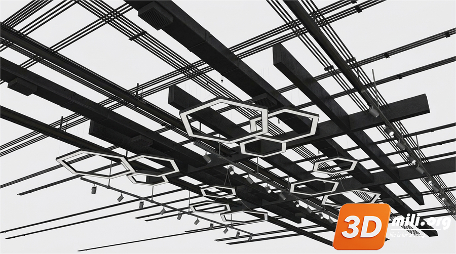 Ceiling Decoration Skp Files